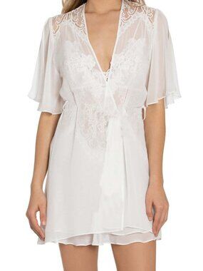 Jonquil Womens Lace Trim Wrap